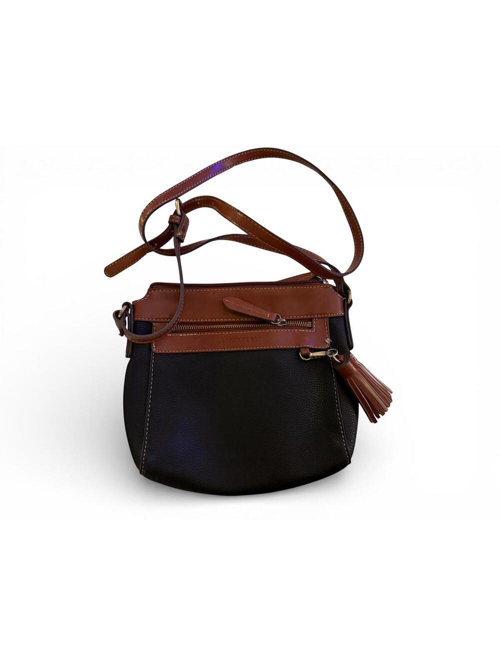 St. John’s Bay Black and Brown Crossbody Bag